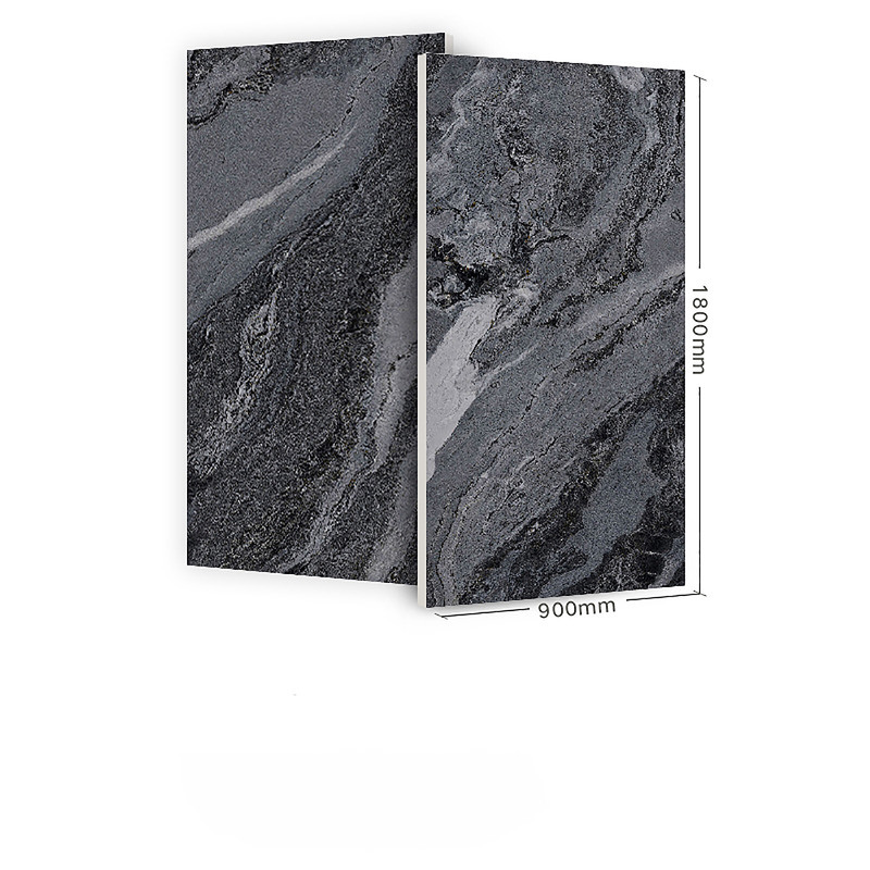 現代の黒石 900X1800mm 室内と屋外のための床タイル