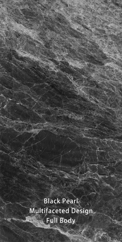 石の模倣質感 600x1200mm サイズで磨いたガラスのポルセランの床と壁のタイル